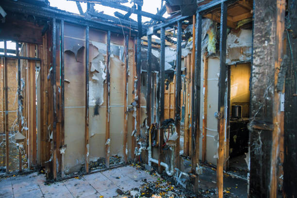 Professional Fire Damage Assessment technician working in Harleysville, PA